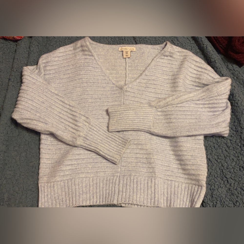 Sincerely Jules Sized Medium Baby Blue Sweater